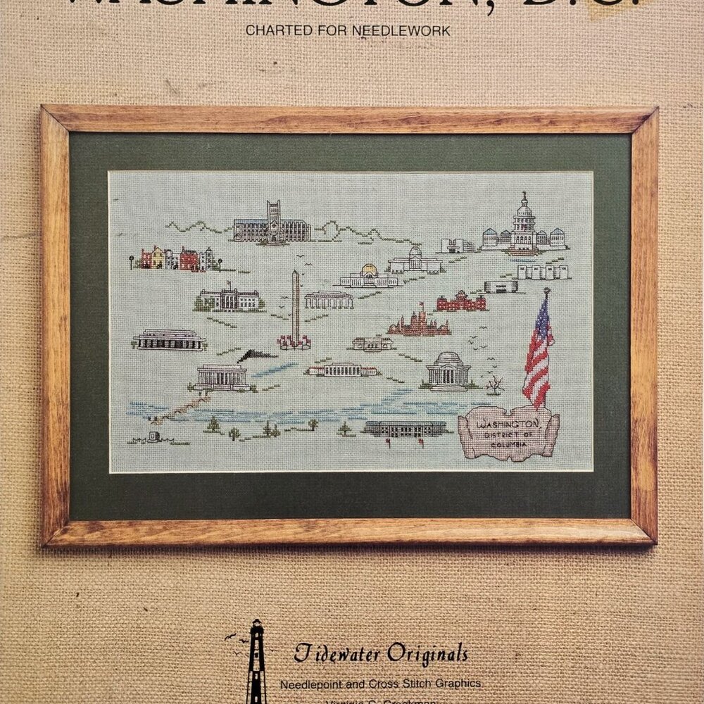 Washington DC Charted For Needlework Leaflet Tidewater Originals